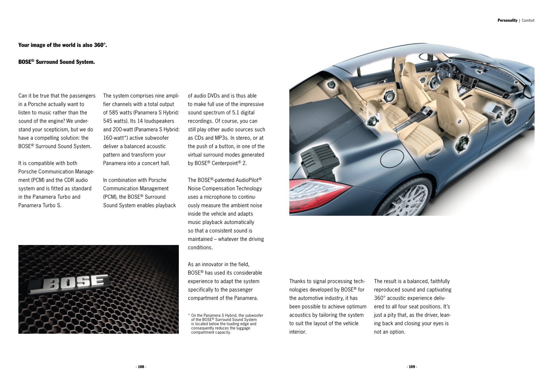 2013 Porsche Panamera Brochure Page 80